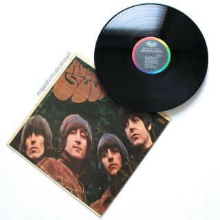 1965 Mono The Beatles Rubber Soul Vinyl Lp John Lennon Paul Mccartney