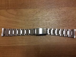 Vintage Rolex Stainless Steel 20mm Oyster Riveted Watch Bracelet 60 