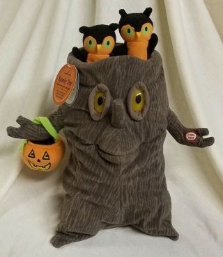 Hallmark Spooky Tree Animated Singing Plush/halloween,  Plays Addams Family Tune