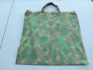 Ww2 Usmc Us Marines Frog Camo Camouflage Reversible Carry Bag Named