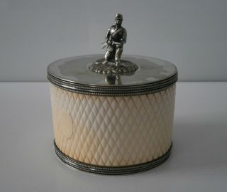 Antique Victorian Tea Caddy Complete With Interior Floating Lid Rare Piece c1880 3
