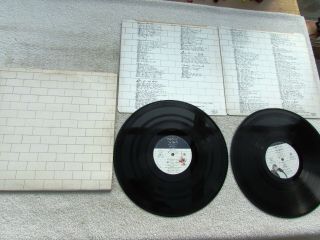 Pink Floyd Lp The Wall Uk Harvest 1979 1st Pressing A - 2u B - 2u Ex,  Vinyl
