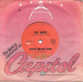 Steve Miller Band - The Joker - 7 " 45 Vinyl Record - 1973
