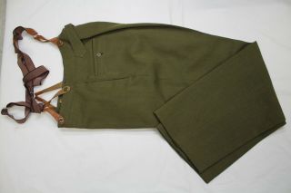 WW2 British Canadian Army Officers Trousers with Suspenders 2
