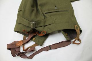 WW2 British Canadian Army Officers Trousers with Suspenders 3