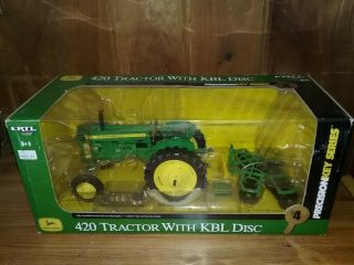 Nos John Deere 420 Tractor With Kbl Disc Precision Key Series 4 1/16 Die - Cast