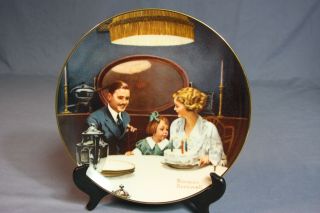 Norman Rockwell ' s Light Campaign Series Collectors Plate 