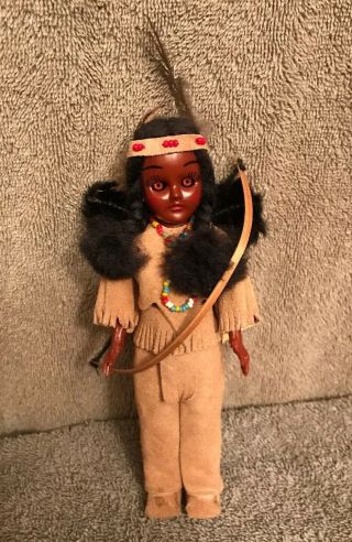 Carlson Indian Dolls Wahpeton Chief,  Leather