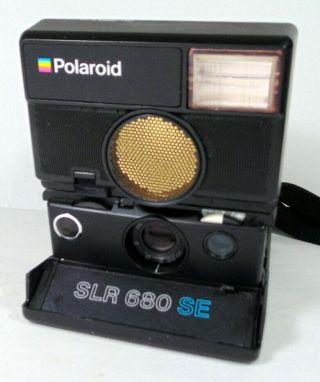 Vintage Polaroid Slr 680 Se Auto Focus Folding Land Camera