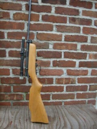 Vintage Crosman 180 Pellgun Pellet Rifle Air Rifle With Scope Gunsmiths Estate