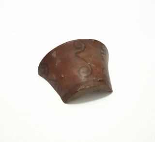 Pre Columbian Painted Pottery Jar/bowl/pot Mayan Clay/ceramic Vessel Fragment