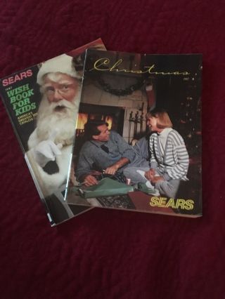 1987 Sears Christmas Wish Book (2 Catalogs) Toys For Kids & Adults