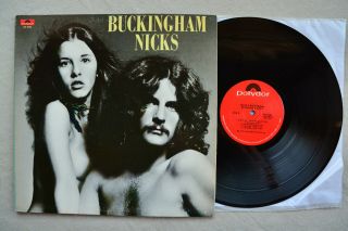 Buckingham Nicks S/t Pd - 5058 Polydor Fleetwood Mac Vinyl Lp 1977 Vg,