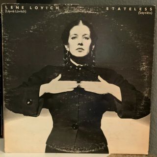 Lene Lovich - Stateless - 12 " Vinyl Record Lp - Vg