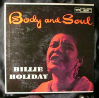 1957 Nm Billie Holiday Body And Soul Verve Clef Mono Mgv - 8197 Vinyl Record