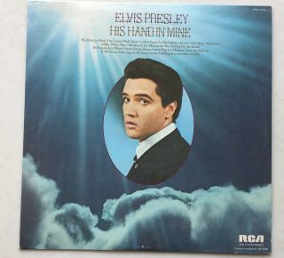 Elvis Presley His Hand In Mine Vinyl Lp