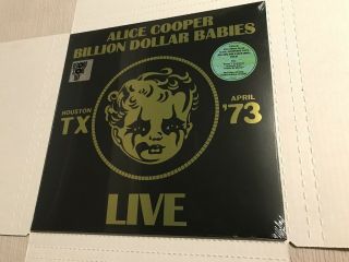Alice Cooper - Billion Dollar - Live (4/28/1973) - Rsd Bf 12 " Lp Vinyl,  7 " Bonus