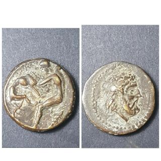 Wonderful Old Greek Antique Bronze Coin