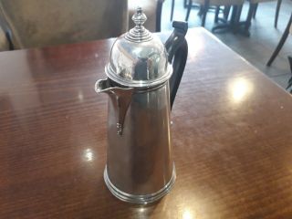 Antique Solid Silver Georgian Style Coffee Pot.  London 1905.  Weighs 352 Grams.