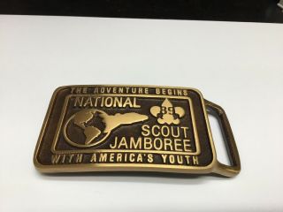 1989 Boy Scout National Jamboree Max Silber Belt Buckle