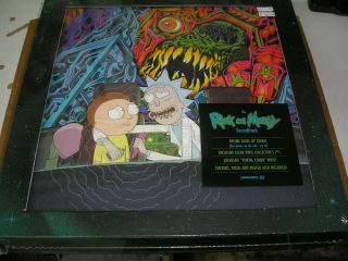 V/a - The Rick And Morty Soundtrack 2 X Lp/7 " Box Set Sub Pop Colored Vinyl