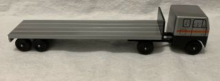 Ralstoy Diecast Truck Flat Bed With Fruehauf Trailer Logo In