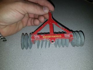 Vintage 1/16 Lincoln Massey Harris Disc Roller Farm Toy