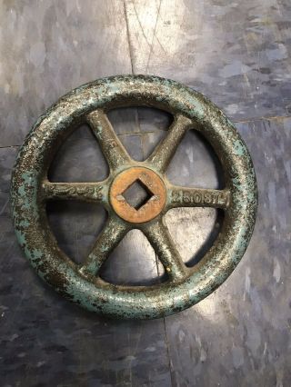 6” Vintage Cast Iron Spoked Steam Valve Wheel Handle Steampunk,  Industrial