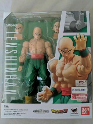 S.  H.  Figuarts Dragon Ball Z Tien (tenshinhan) Opened Once Authentic