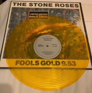 Fools Gold Usa Gold Vinyl 12 Inch.  Ex.  Shrink Wrap.  Stone Roses Ian Brown