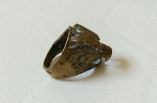 Extremely Rare Ancient Bronze Ring Viking Artifact Bronze Ring Authentic 2