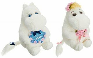 Sekiguchi Moomin & Snork Maiden Plush Stuffed Toy Pair Set