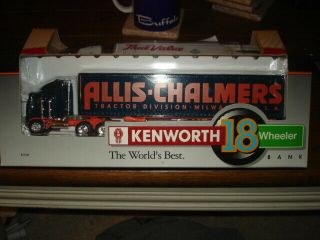 Ertl Kenworth Allis - Chalmers Tractor Trailer Nib 1:64 Bank