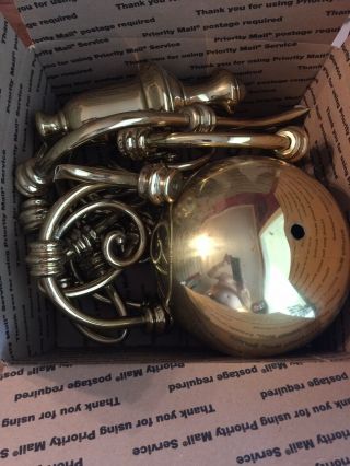 17 Lbs Of Brass Scrap - Lamp Parts