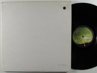 Beatles White Album Apple 2xlp Vg,  W/ Poster & Pics Gatefold ^