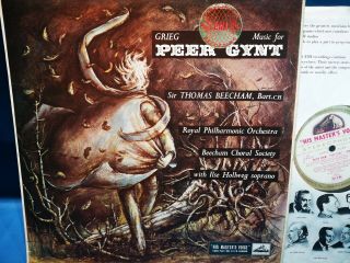$hmv Asd 258 White/gold Grieg: Music From Peer Gynt Rpo /beecham Nm