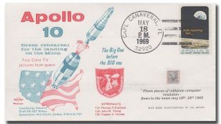 Apollo 10 Flown Coldplate Fragments Cover - 11h5