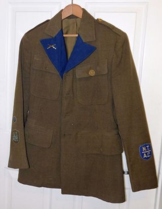 Vtg 1930s Wwii Texas A&m University N.  A.  T.  C.  Rotc Uniform Jacket
