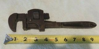 Vintage Pexto 10  Adjustable Monkey Pipe Wrench Tool Antique