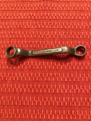 Vintage Craftsman Offset 12 Pt Wrench 9/16 " 1/2 "