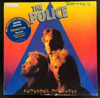 The Police ‘zenyatta Mondatta’ Green Transparent Lp Album 12 " Vinyl With Poster