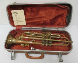 Olds Ambassador Vintage Trumpet Sn 292318 W/ 7c Mouthpiece & Matching Case