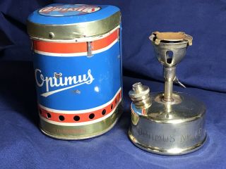 Old Optimus No.  80 Stove.  Made In Sweden