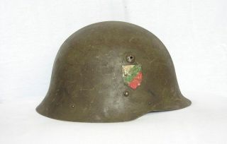 Ww2 Bulgaria Combat Steel Helmet M36 Type C With Decal