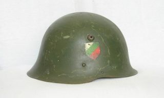 Ww2 Bulgaria Combat Steel Helmet M1936 With Decal