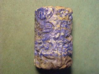 Western Asiatic cylinder seal of Lapis Lazuli 3
