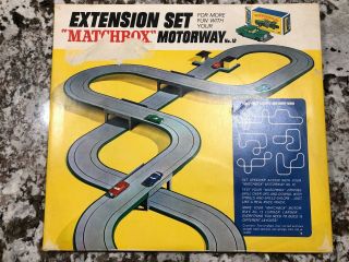 1960s Vintage Matchbox Motorway Extension Set In The Box