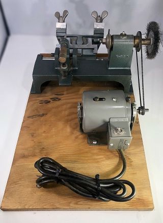 Vintage Foley Belsaw Locksmithing K - 350 Key Machine & Great,