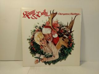 Rare Lenny Dolly Once Upon A Christmas 1984 Rca Vinyl Record Lp2751