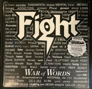 Fight War Of Words Lp Splatter Record Store Day Rsd Judas Priest Halford